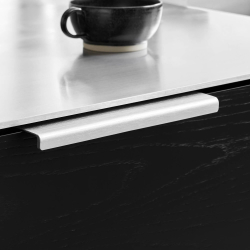 Furnipart cabinet handle - Brushed steel - Model Artisan