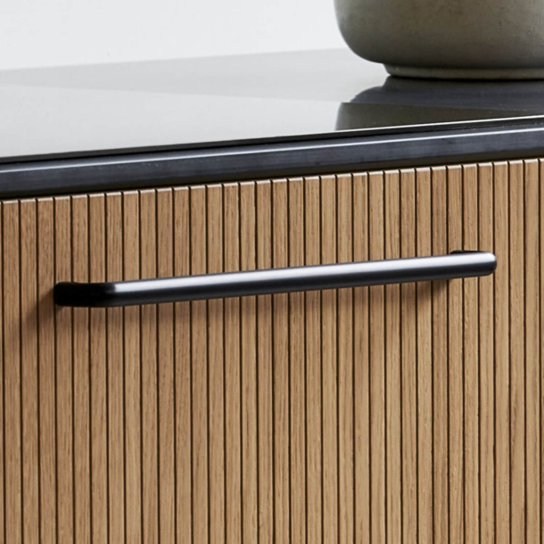 Furnipart Cabinet Handle - Brushed steel - Model Carve