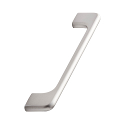 Furnipart cabinet handle - Brushed steel - Model Doppia 168 mm