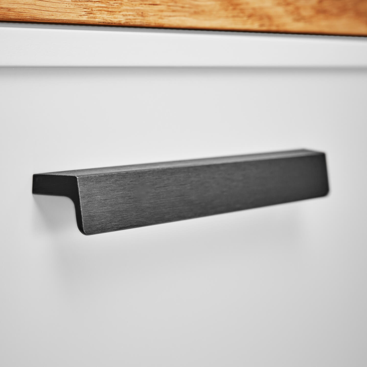 Furnipart Cabinet Handle - Brushed matt black - Model Envelope - 200 mm ...