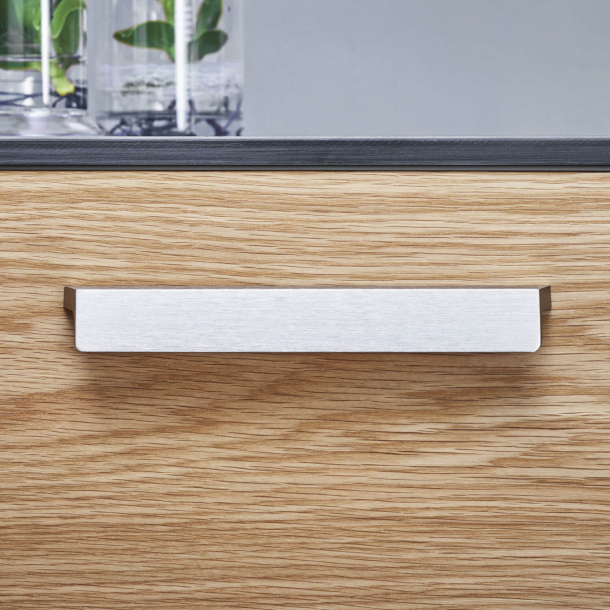 Furnipart Cabinet Handle - Brushed steel - Model Envelope - 200 mm