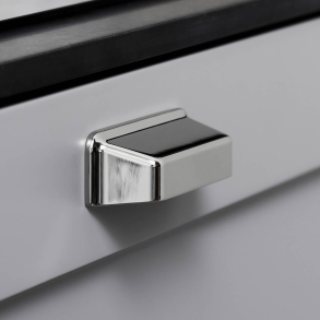 Furnipart Cabinet Handle - Bright nickel - Model Equester Cup