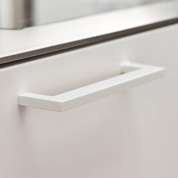 Furnipart Cabinet Handle - White - Model FLAT