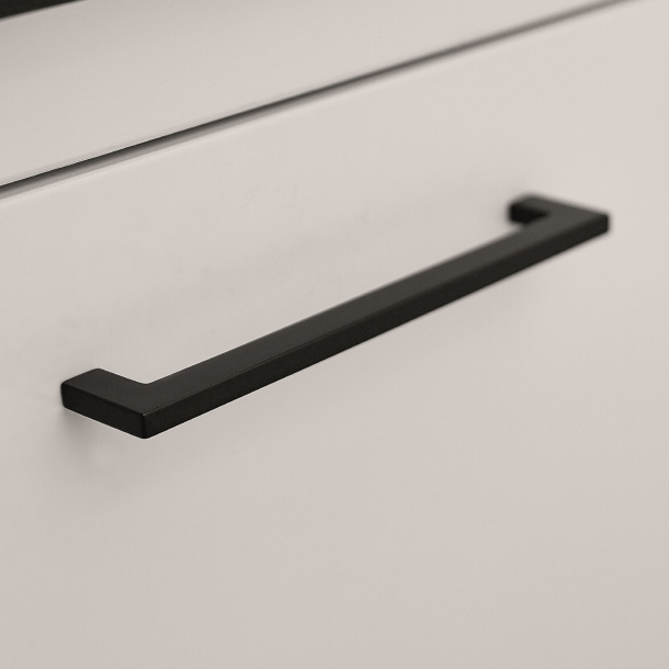 Furnipart Cabinet Handle - Matt black - Model FLAT