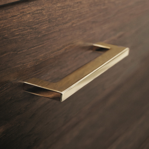 Furnipart Cabinet Handle - Polished brass - Model FLAT