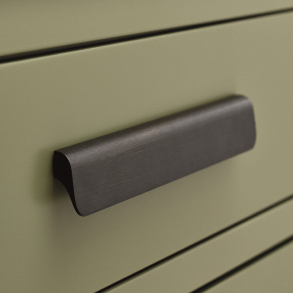Furnipart cabinet handle - Brushed brass - Model Station - cc 160 mm -  Station - VillaHus