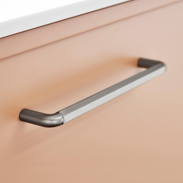 Furnipart Cabinet Handle - Brushed steel - Model Hexa 170 mm
