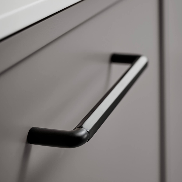 Furnipart Cabinet Handle - Matt black - Model Hexa 170 mm