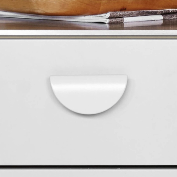 Furnipart Cabinet Handle - Matt white - Model Horizon