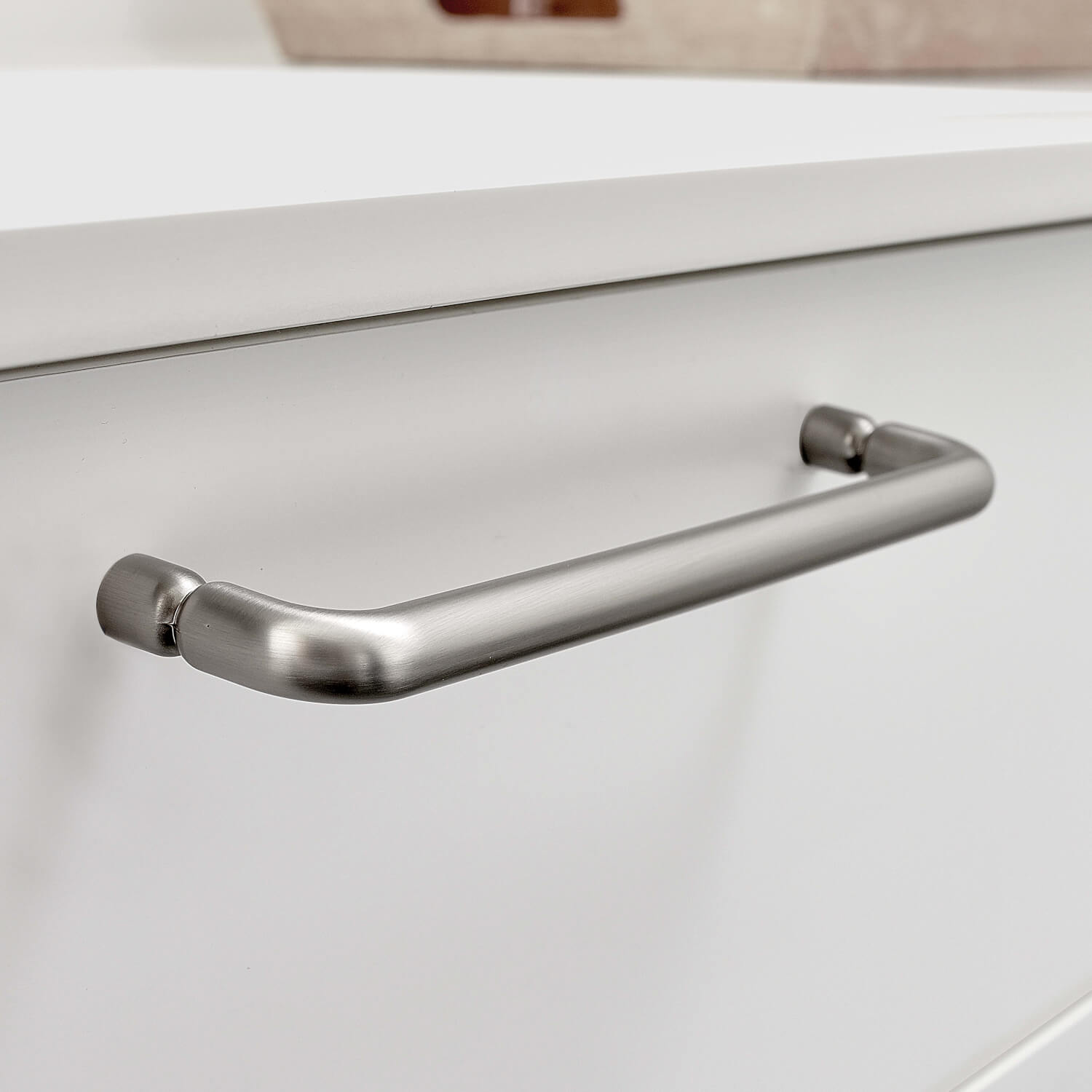 Furnipart cabinet handle - Brushed steel - Model Junction - Cabinet handles  - VillaHus