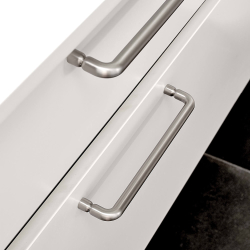 Uchwyt do szafki Furnipart - Stal szczotkowana - Model Junction