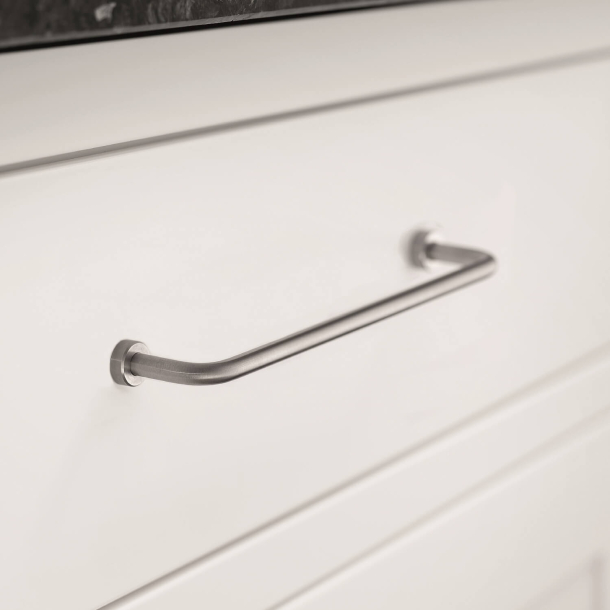 Furnipart cabinet handle - Brushed steel - Model Lounge