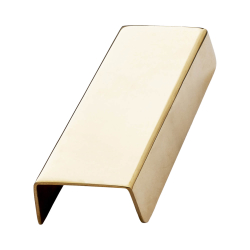 M&ouml;belhandtag - Furnipart - Obehandlad polerad m&auml;ssing - Modell Patina 120 mm