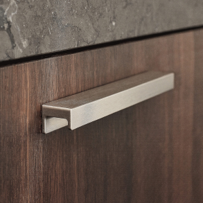 Furnipart Uchwyt do mebli - Stal szczotkowana - Model Station - cc 160 mm