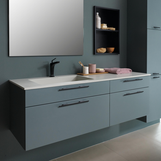 Furnipart Cabinet handle - Brushed black - Model Tau Handle