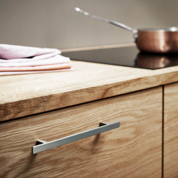 Furnipart Cabinet Handle - Brushed steel - Model Transit 219 mm