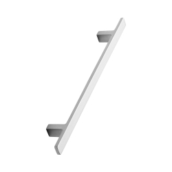 Furnipart Cabinet Handle - Brushed steel - Model Transit 219 mm