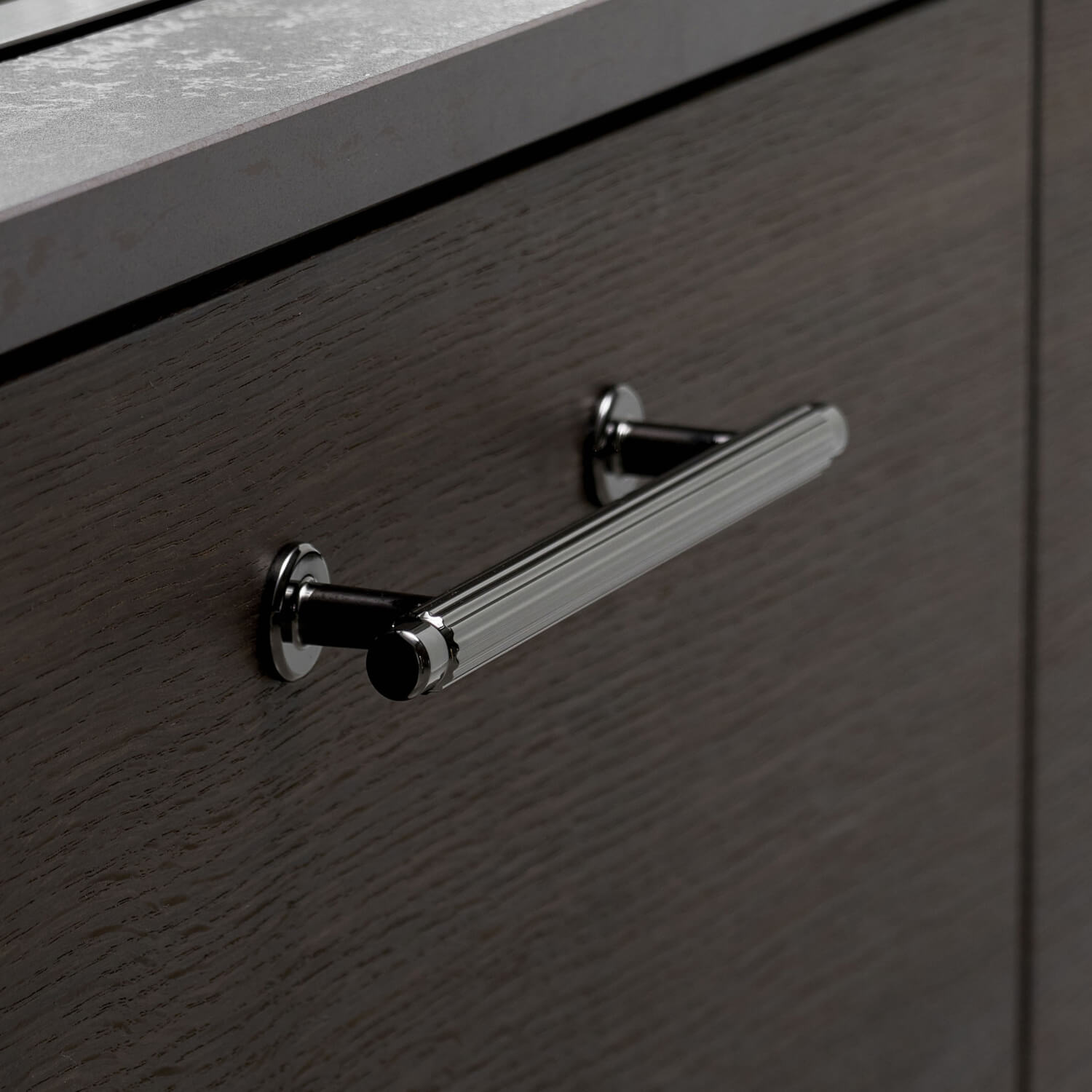 Furnipart Cabinet handle - Black nickel - Model Villa - Cabinet handles -  VillaHus
