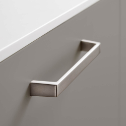 Furnipart Cabinet Handle - Brushed steel - Model Seam 170 mm