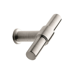 Furnipart T-bar cabinet Handle - Brushed steel - Model Knot
