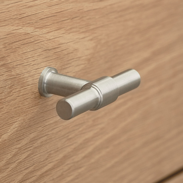 Furnipart Cabinet Handle - Brushed steel - Model Knot