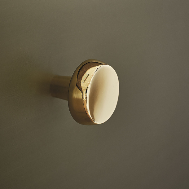 Furnipart Cabinet Knob - Polished brass - Model Autumn