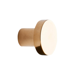 Furnipart Cabinet Knob - Untreated polished brass - Model DOT