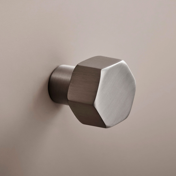 Furnipart Cabinet knob - Stainless steel - Model Hexa