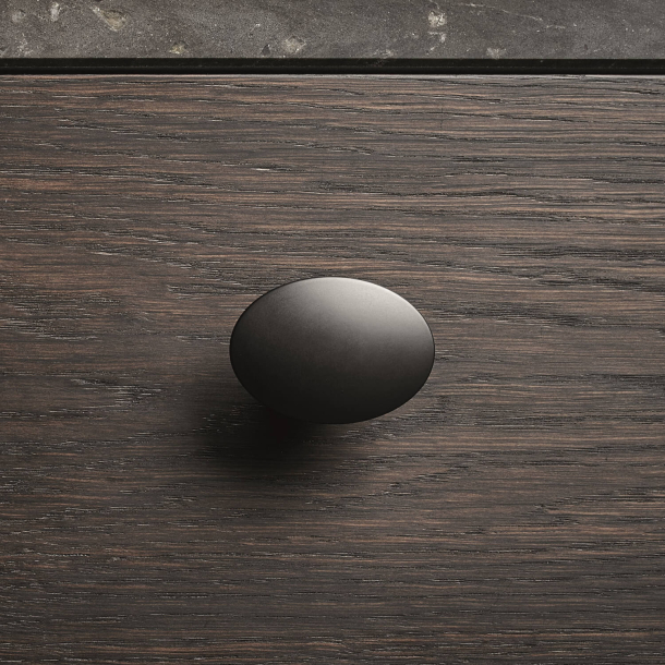 Furnipart Cabinet Knob - Matt black - Model Dome