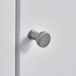 Furnipart Cabinet Knob - Brushed steel - Model Gate