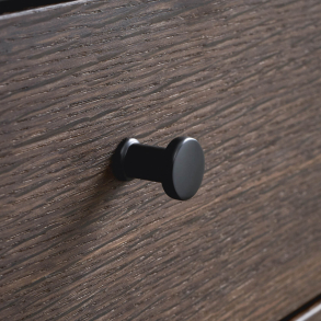 Gałka meblowa Furnipart - Matowa czerń - Model Gate