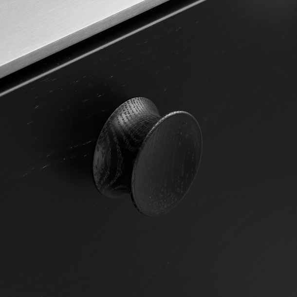 Furnipart Cabinet knob - Black ash - Model Pulley