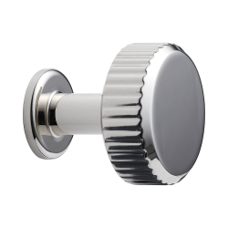 Furnipart Cabinet knob - Bright nickel - Model Villa Round