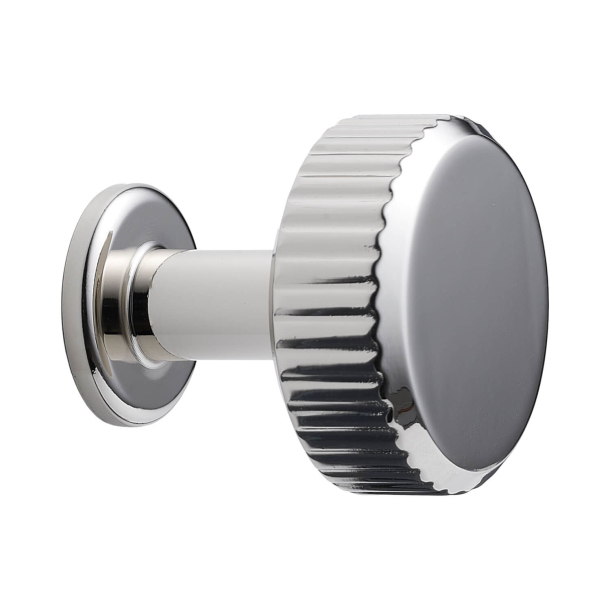 Furnipart Cabinet knob - Bright nickel - Model Villa Round