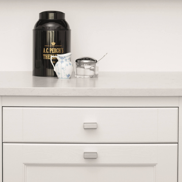 Furnipart Cabinet knob - Brushed steel - Model Station