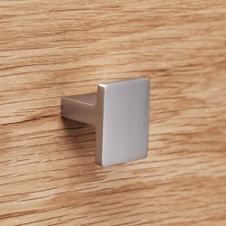Furnipart Cabinet knob - Brushed steel - Model Transit