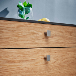 Furnipart Cabinet knob - Brushed steel - Model Transit