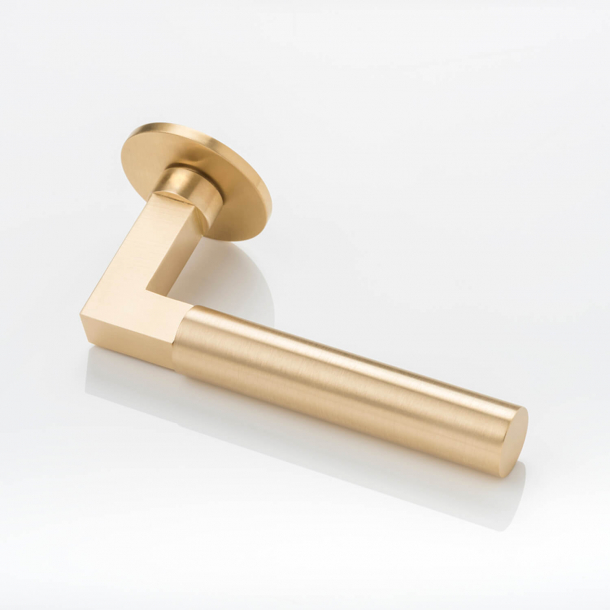 Joseph Giles Door handle - Brushed brass - Model LV1086