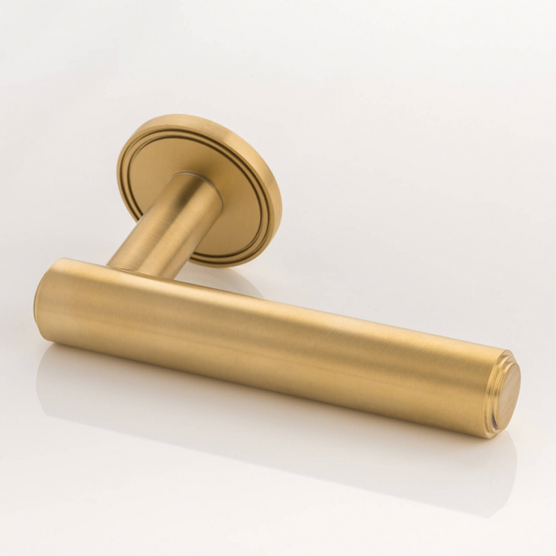 Joseph Giles Door handle - Brushed brass - Model LV1147