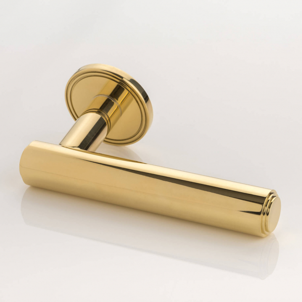 Joseph Giles Door handle - Polished brass - Model LV1147