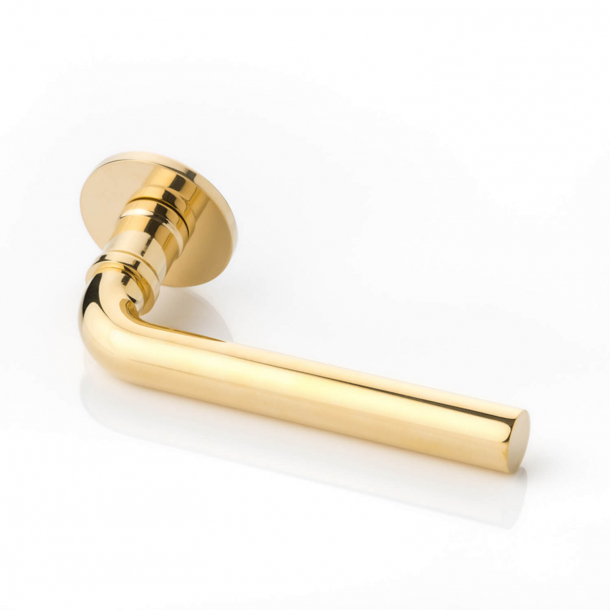 Joseph Giles Door handle - Polished brass - Model LV1169