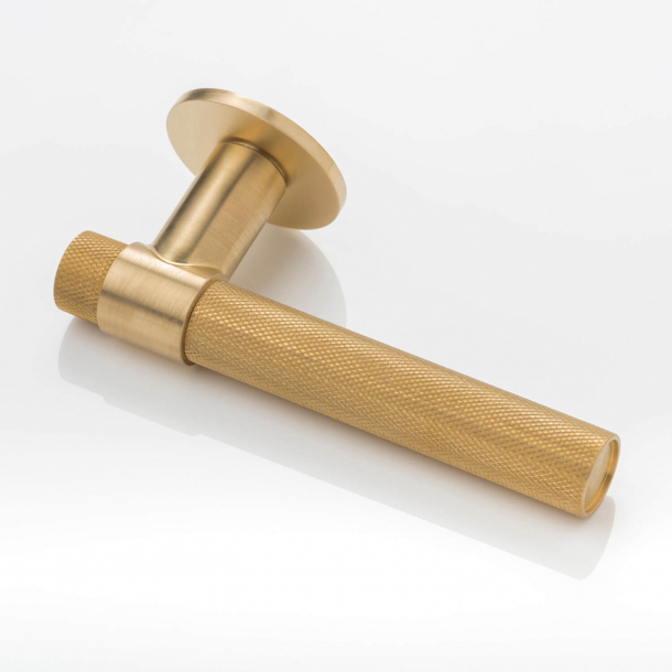 Joseph Giles Door handle - Brushed brass - Model LV1142