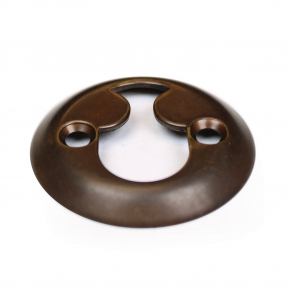 Cylinderring - Indvendig - Rokoko hul - ASSA - Bruneret Messing - 2 mm