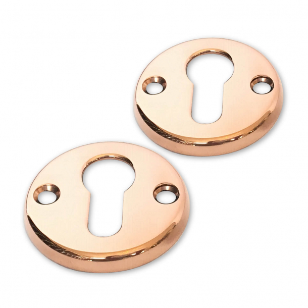 Cylinder Ring - Euro Profile lock - Copper without lacquer - 6 mm