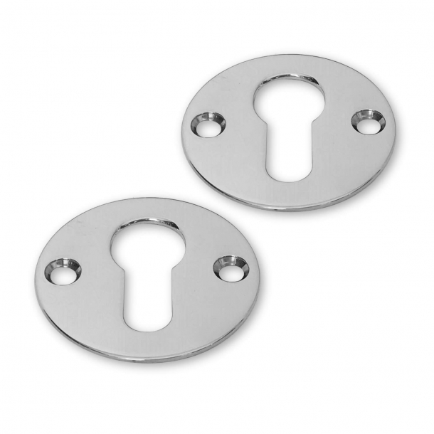 Cylinder Rings - Chrome - Euro Profile lock - 2 mm