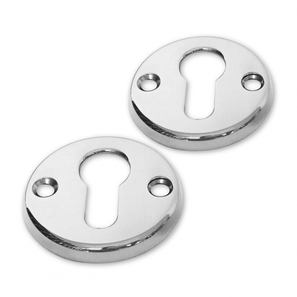 Cylinder Rings - Euro Profile lock - Chrome - 6 mm