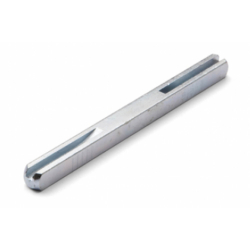 Klamka do drzwi - Mosi&#261;dz - Rozeta pod klucz - Almann 98 mm