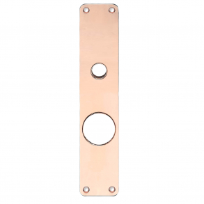 Langskilt - Kobber uden lak - Grebshul 16 - RUKO 250 - Rundt cylinderhul - 220x45x2 mm