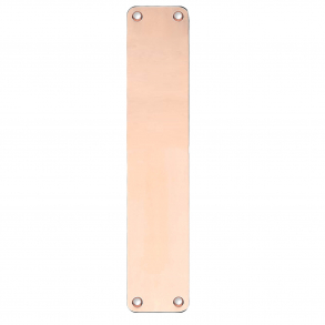 Langskilte - Kobber uden lak - Blindskilt - 220x45x2 mm