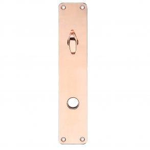 Langskilte med vridergreb - Kobber uden lak - Grebshul 16 - ASSA
